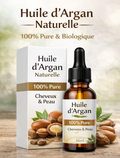 Huile végétale naturelle d'Argan pour cheveux & cuir chevelu